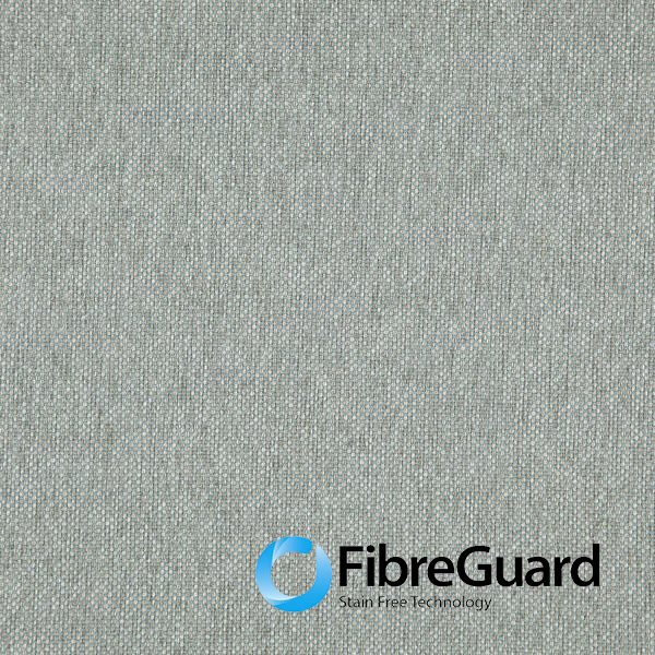 Cool duck-egg blue-green woven textile with fine grey-mottled texture