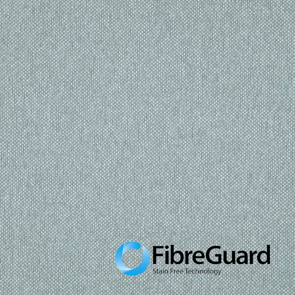 Pale blue-grey Healy textile with a fine, softly pebbled woven texture