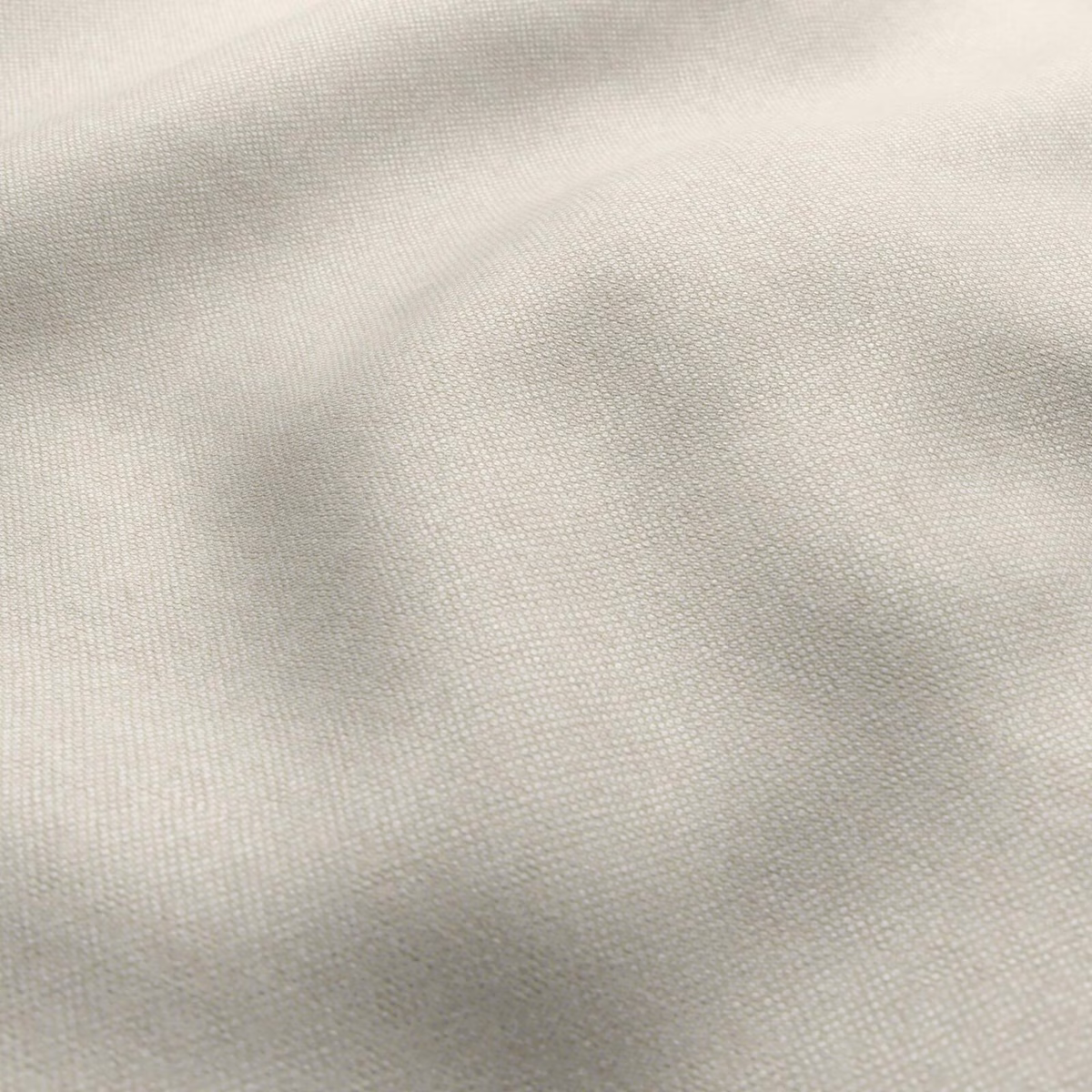 Pale hemp-beige fabric with a fine, softly mottled woven surface