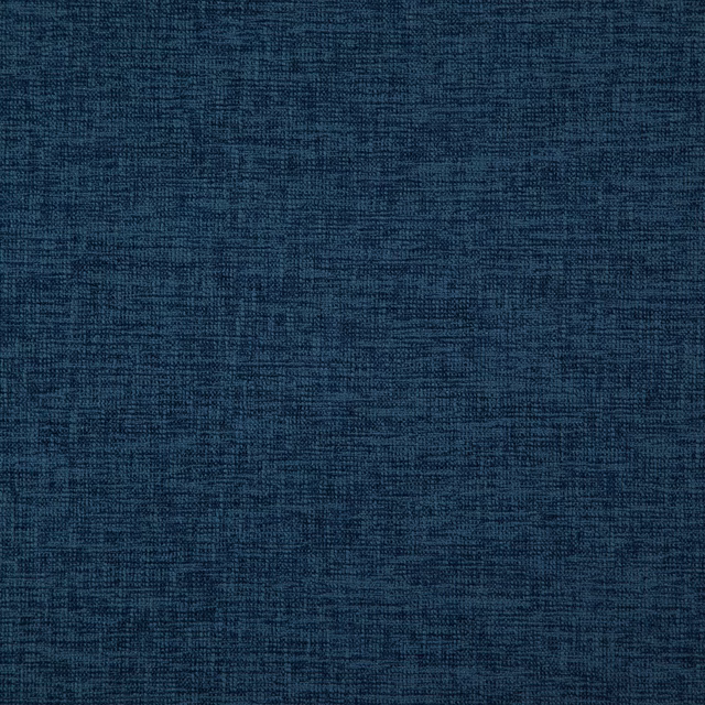 Deep indigo woven textile with fine crosshatched texture and subtle tonal variation