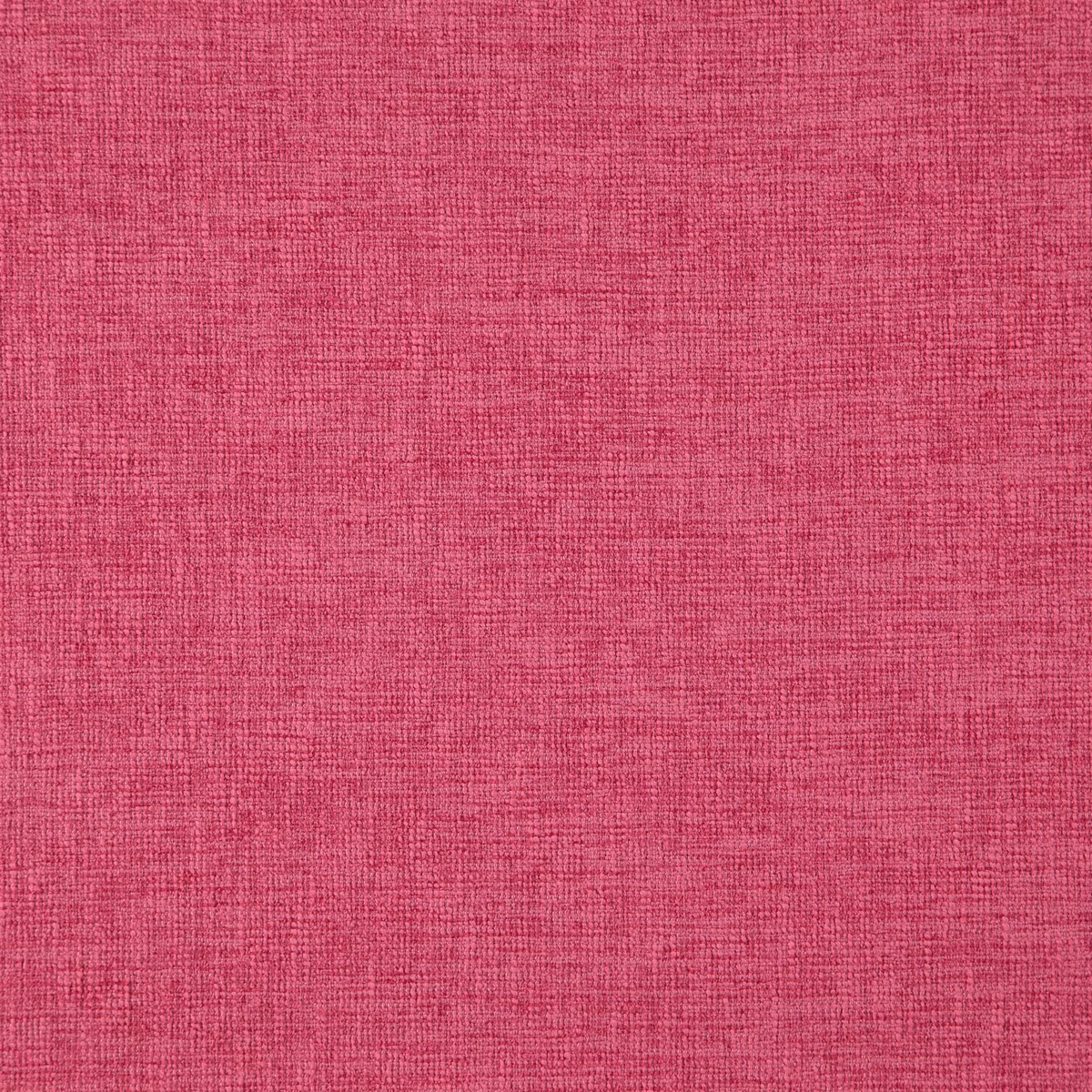 Close-up of raspberry-pink Hillbank fabric showing a fine, irregular woven texture