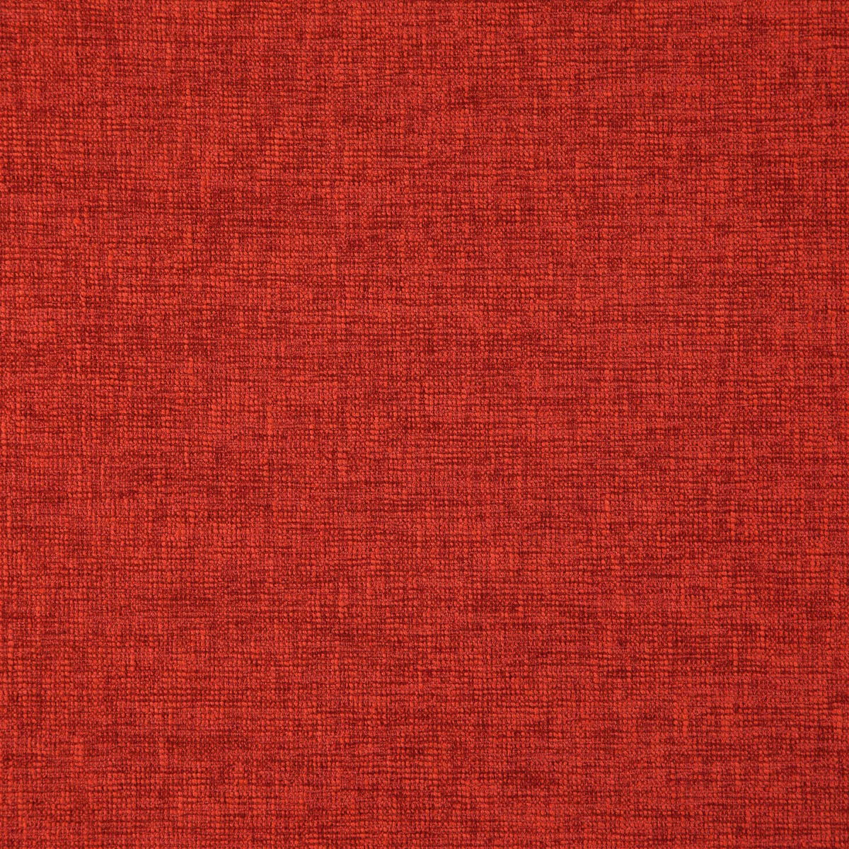 Poppy-red woven fabric with subtle darker crosshatched texture