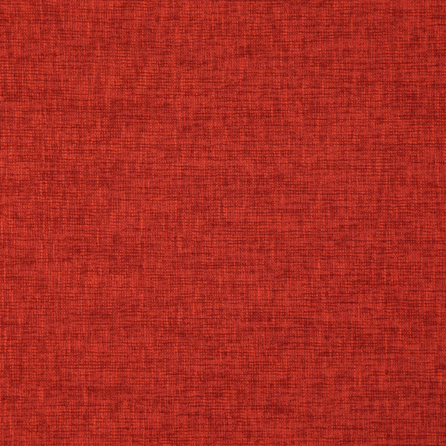 Poppy-red woven fabric with subtle darker crosshatched texture