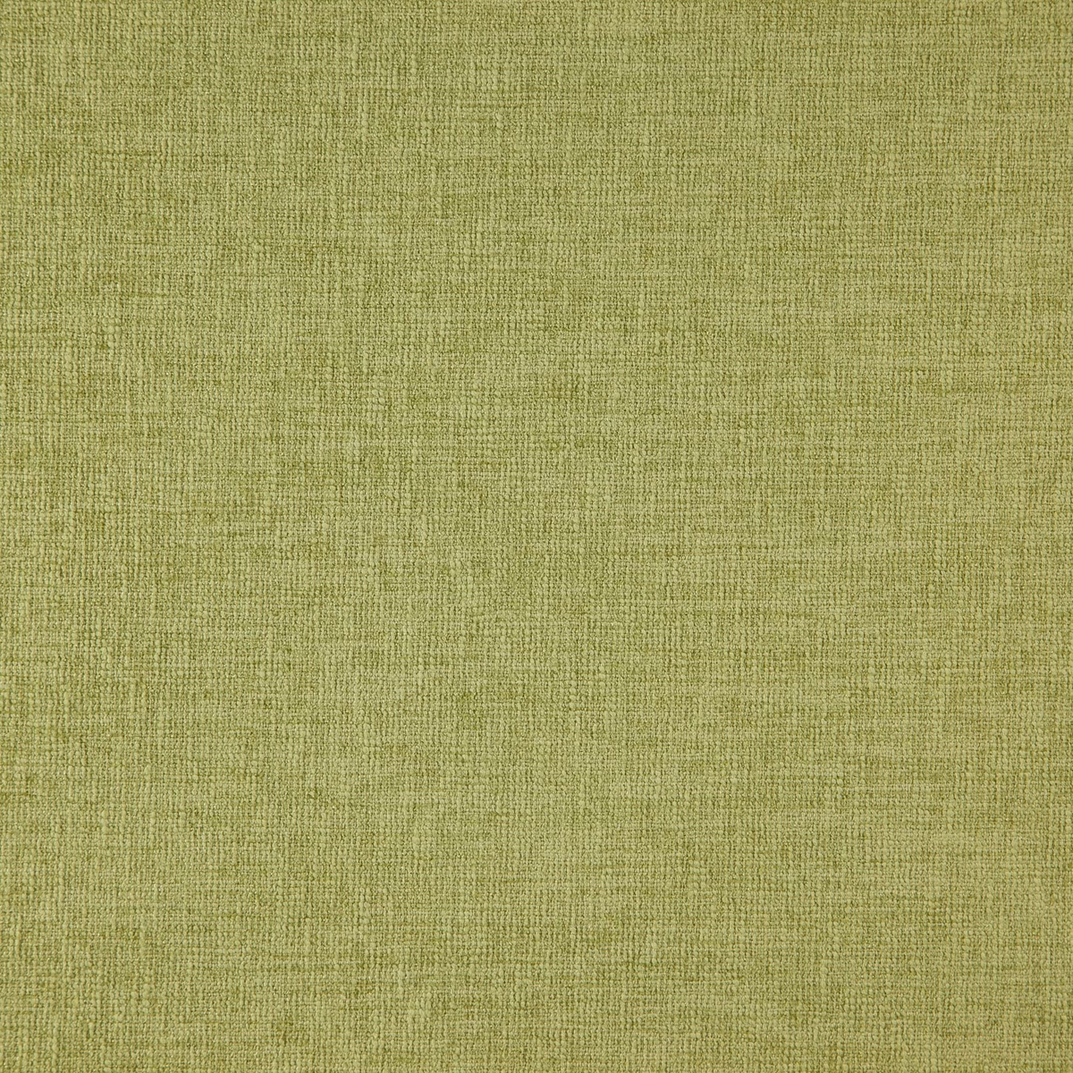Close view of muted pear-green plain weave with fine vertical texture