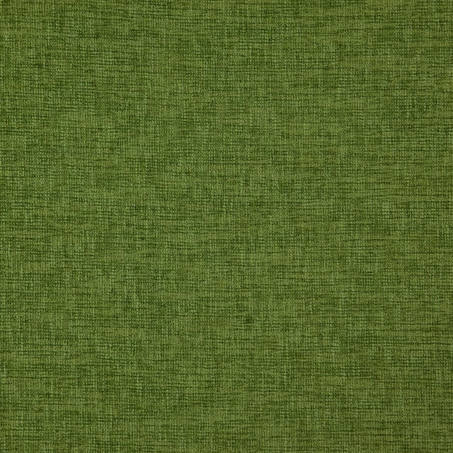 Mossy green Hillbank textile showing a close, subtly crosshatched woven surface