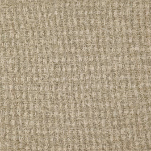 Close-up of warm pecan beige fabric with a fine irregular woven texture