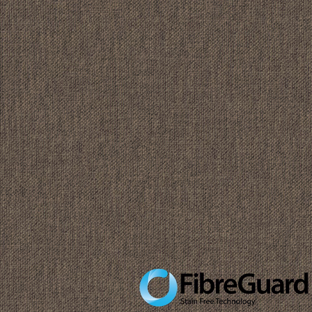 Deep taupe-brown Hutton II textile showing a fine, tightly woven surface