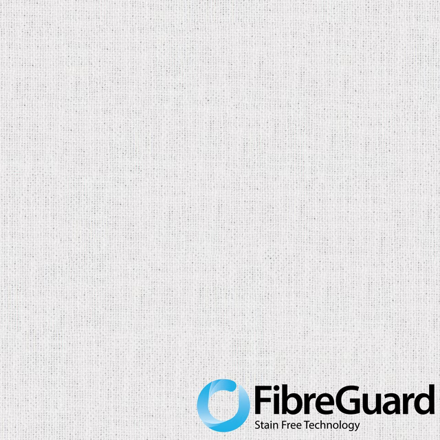 Close view of 43 Snow’s snowy-white fine weave with subtle grey vertical flecks