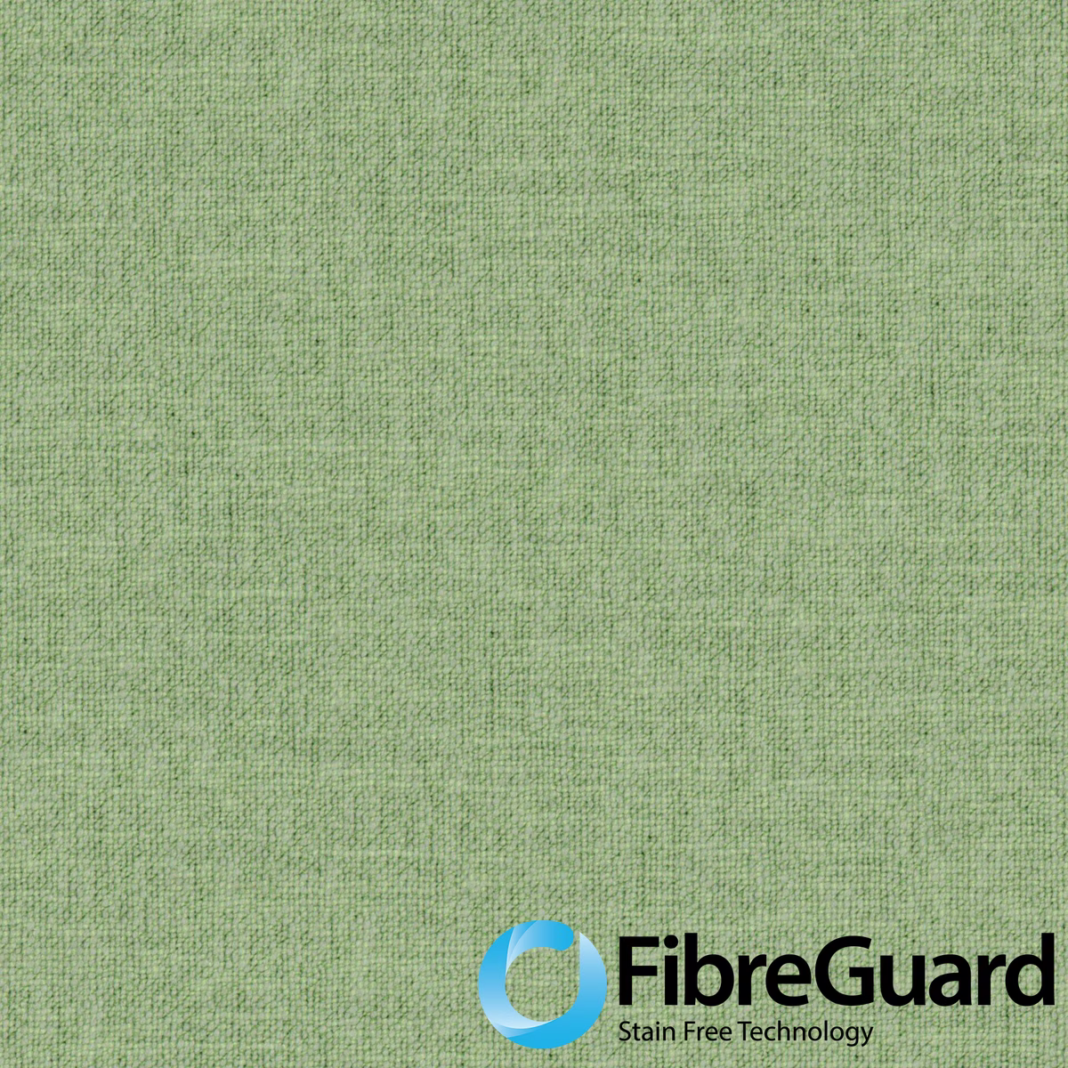 Pale mint-green close weave with softly mottled texture and fine vertical grain