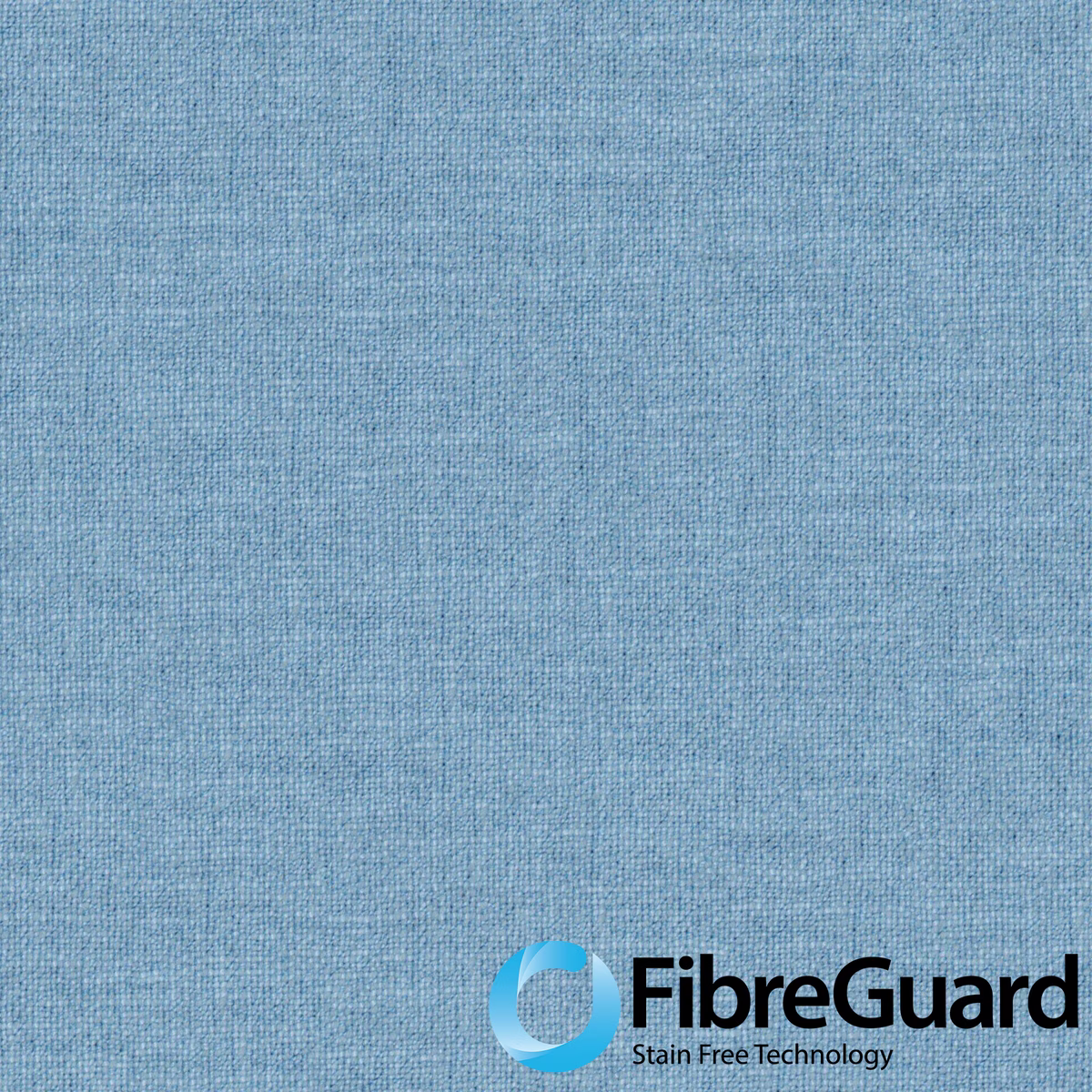 Close-up of soft mineral-blue fabric with a fine, even woven texture