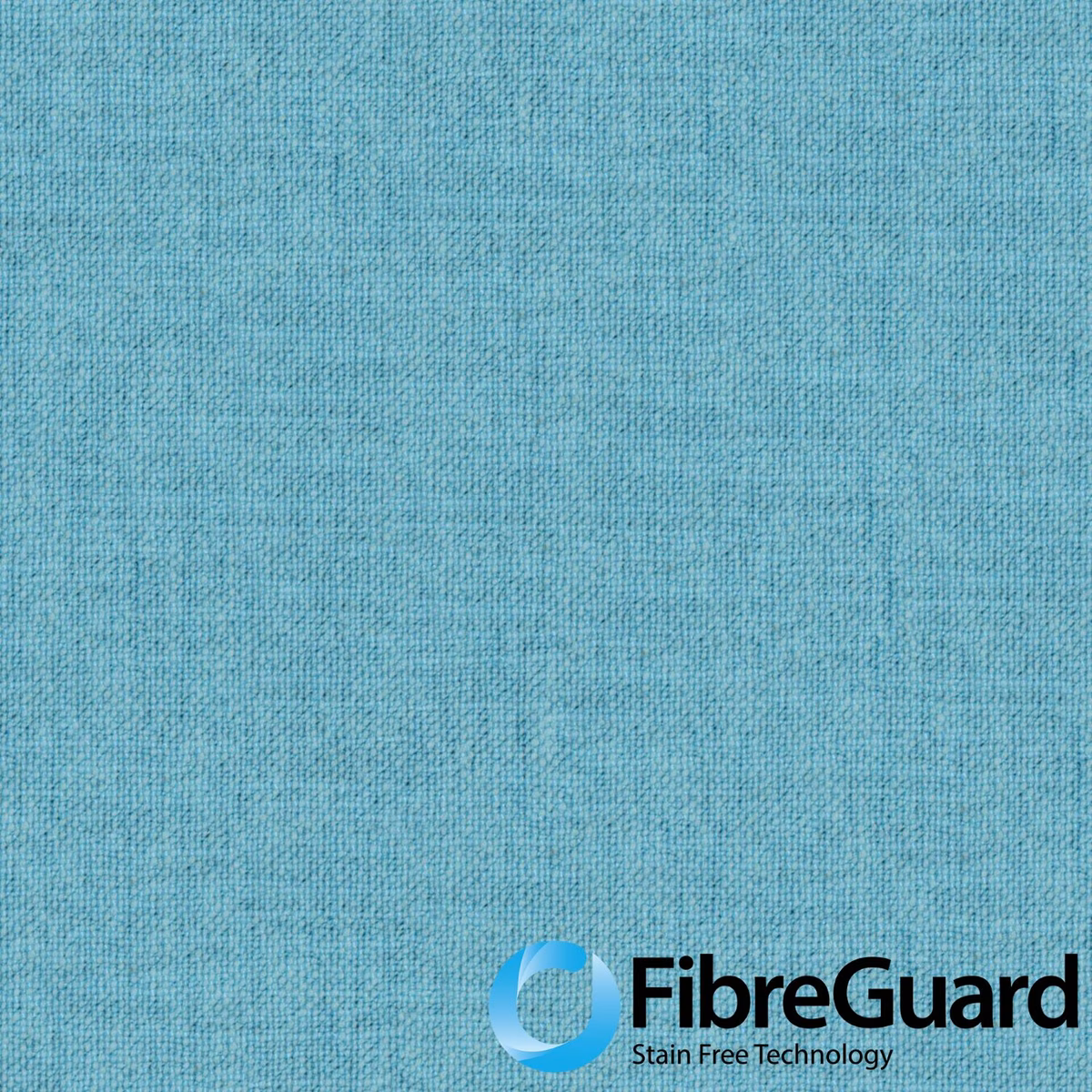 Close-up of muted aqua-teal plain weave with fine, softly flecked texture
