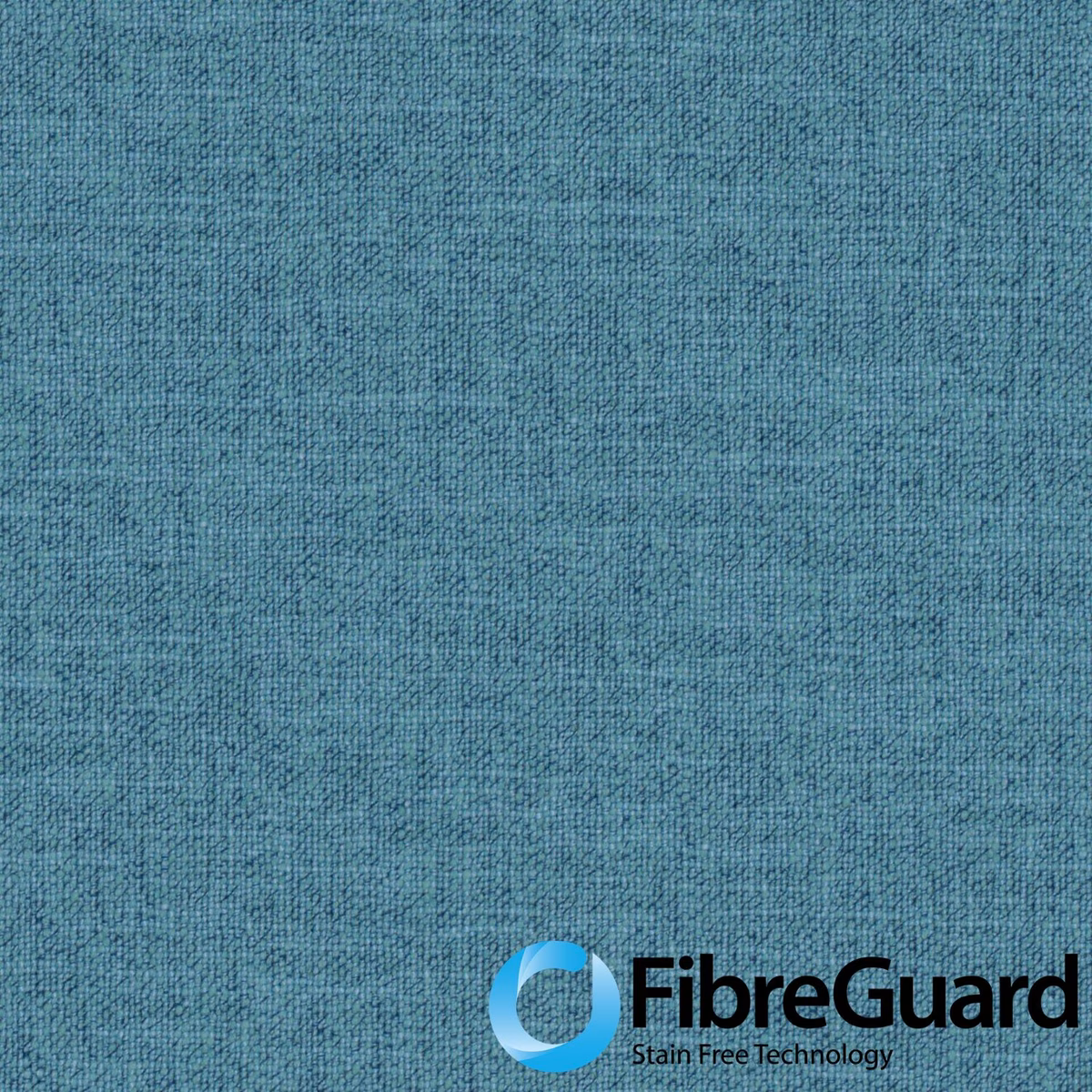 Close-up of 58 Peacock, a blue-green textured woven fabric with subtle crosshatch
