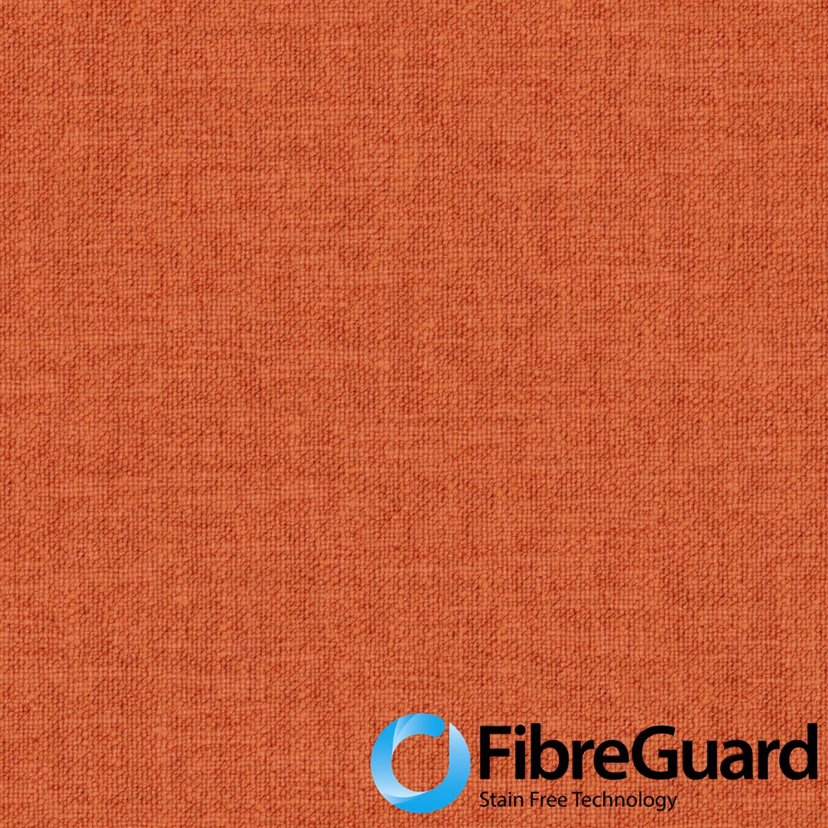 Warm terracotta Hutton II textile with a fine, uneven woven texture