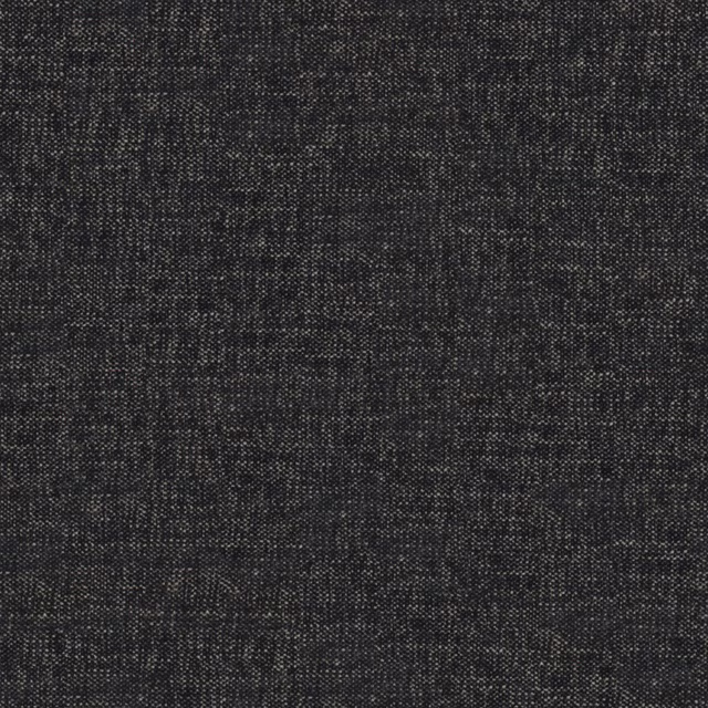 Deep coal-grey woven swatch with fine pale flecks and restrained tonal texture