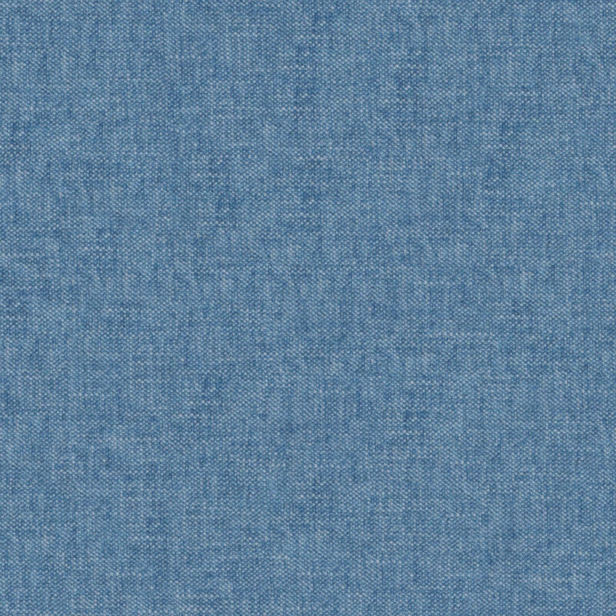 Fine woven swatch in muted denim blue with subtle pale and dark tonal flecks