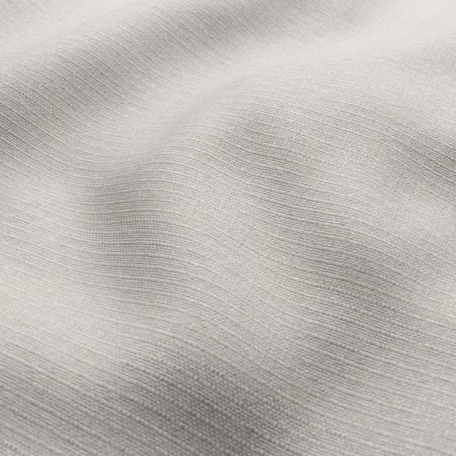 Warm greige Burlap fabric with fine horizontal ribbing and softly waved texture