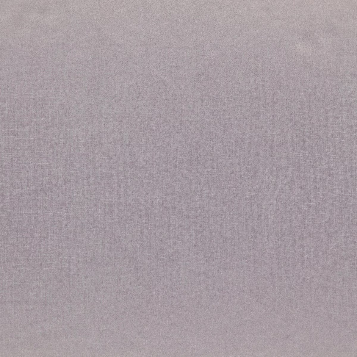 Close-up of soft grey lavender woven fabric with a fine, subtle texture
