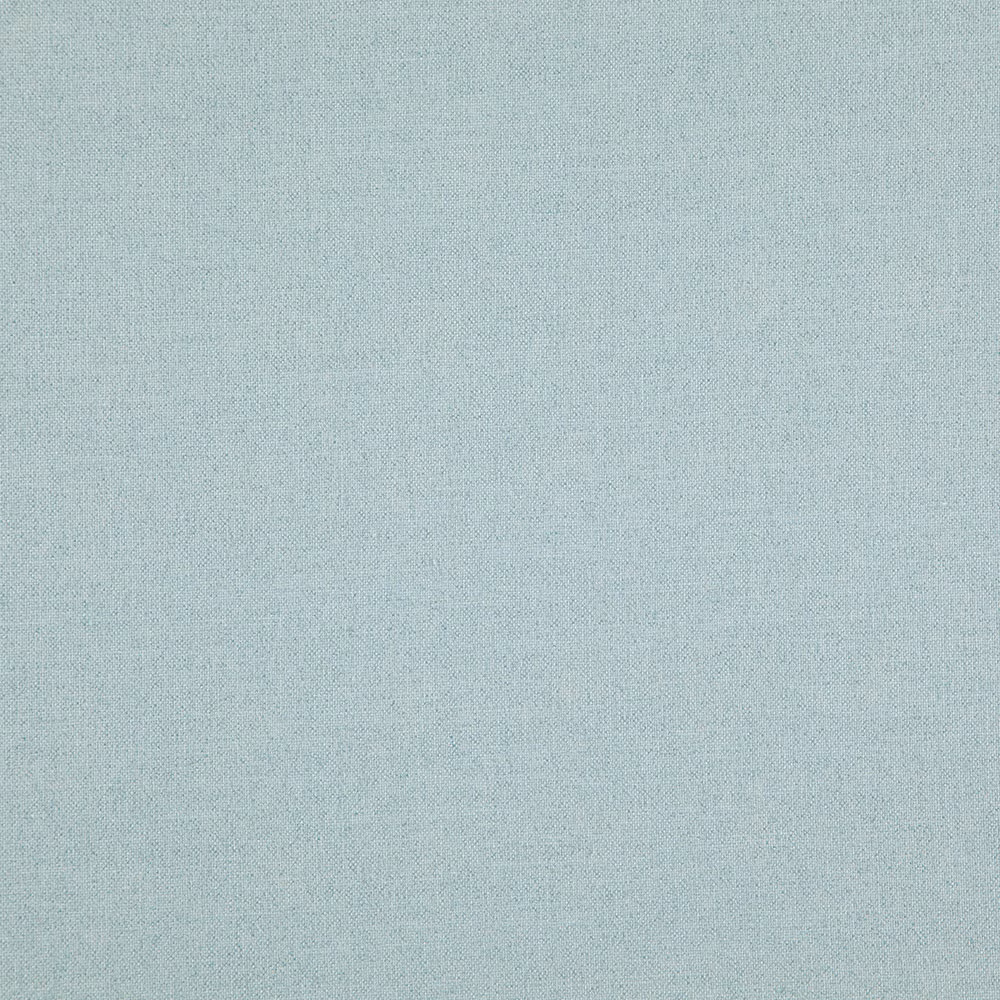 Pale duck egg blue fabric with a fine, even woven texture