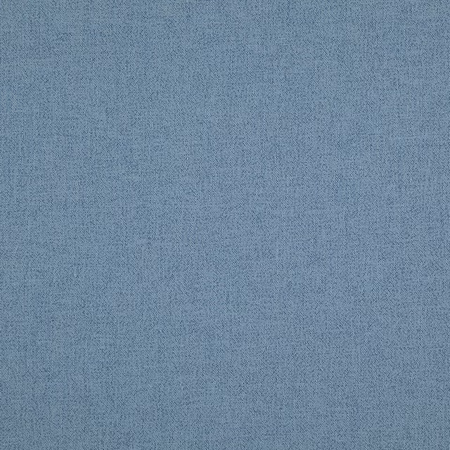 Close view of Bluebell blue-grey fabric with a fine, irregular woven texture