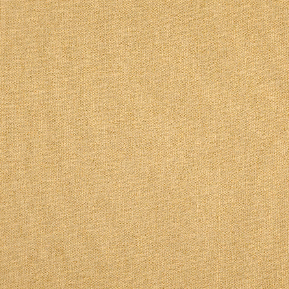 Close-up of warm honey-gold fabric with a fine mottled plain weave