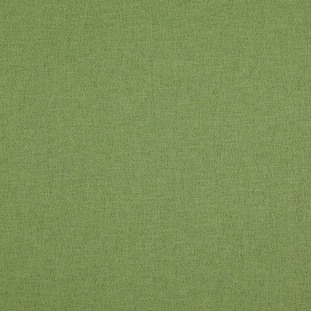Close-up of muted meadow-green fabric with a fine, subtly irregular woven texture