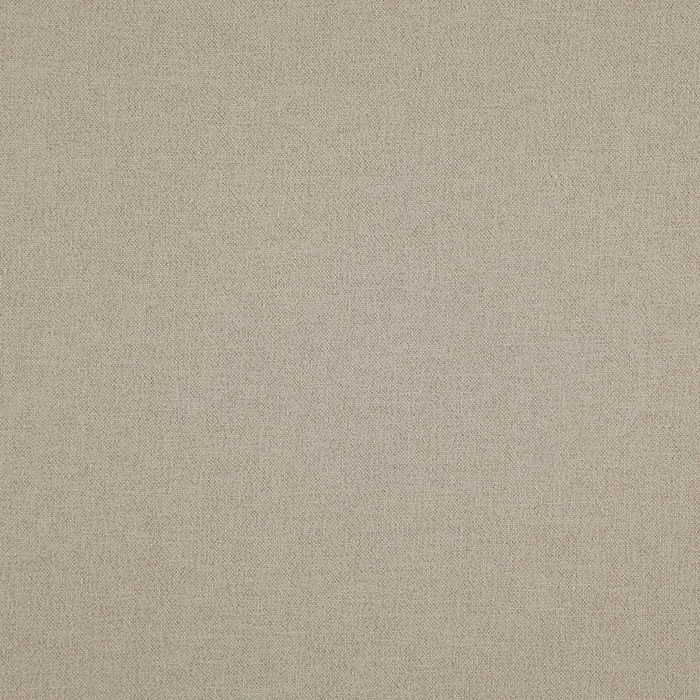 Warm natural beige fabric with a fine, subtly flecked plain woven texture