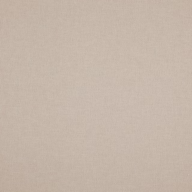 Close-up of warm putty taupe fabric with a fine, even woven grain