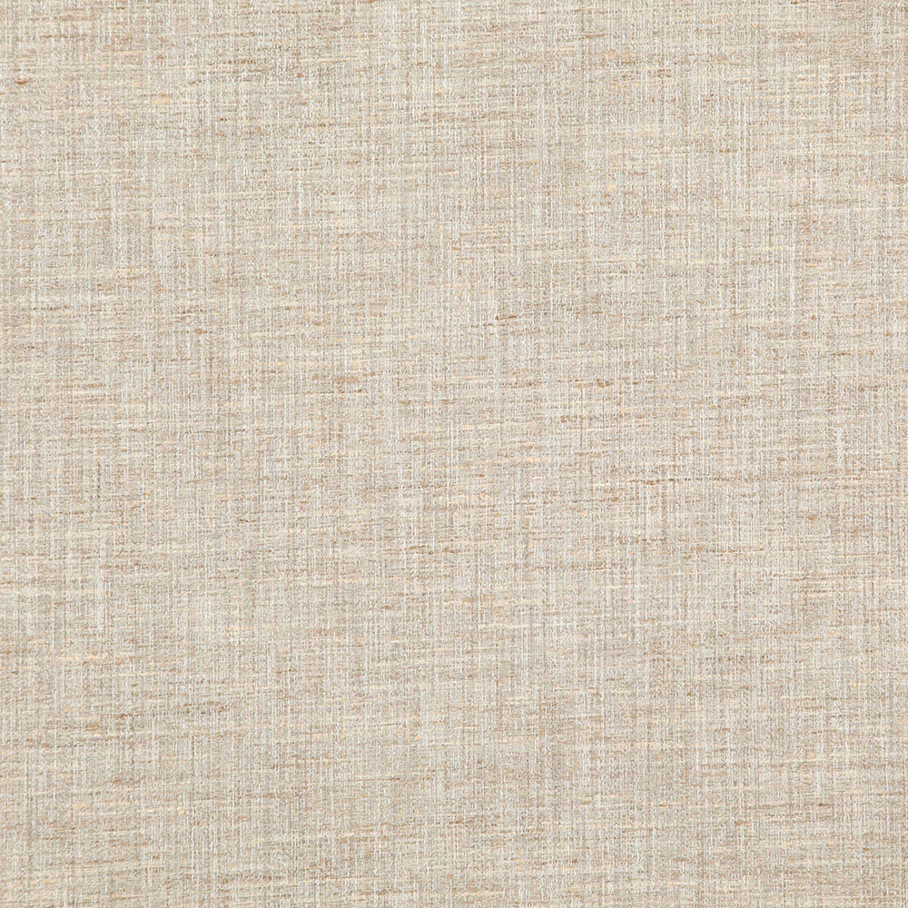 Pale wheat beige woven swatch with fine tan crosshatch and subtle slubbing