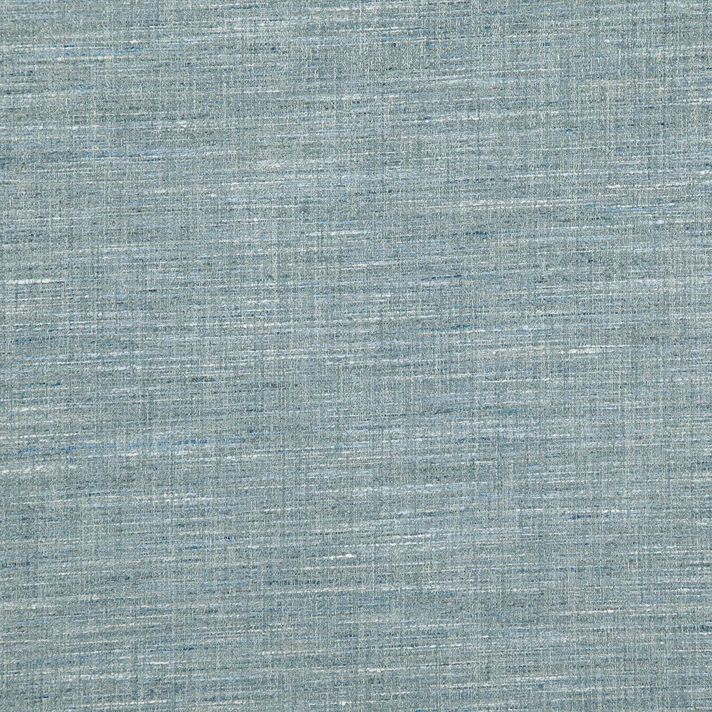 Muted aqua-blue woven fabric with fine irregular crosshatch texture