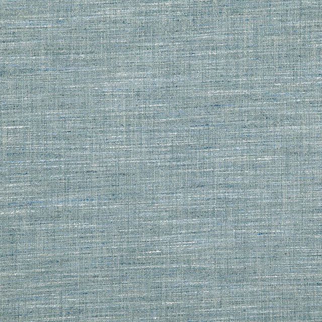 Muted aqua-blue woven fabric with fine irregular crosshatch texture
