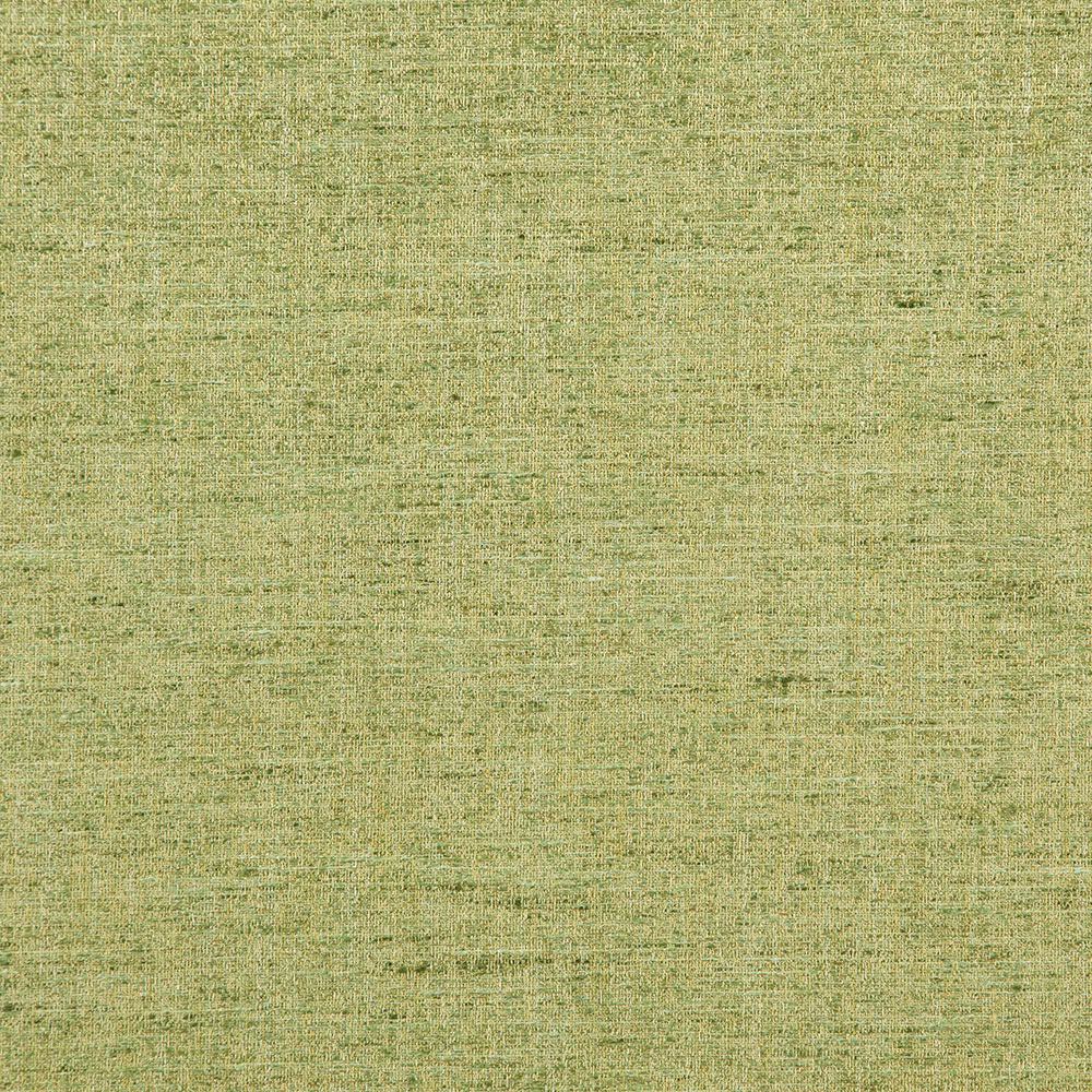 Muted fern green woven fabric with fine horizontal texture and softly varied threads