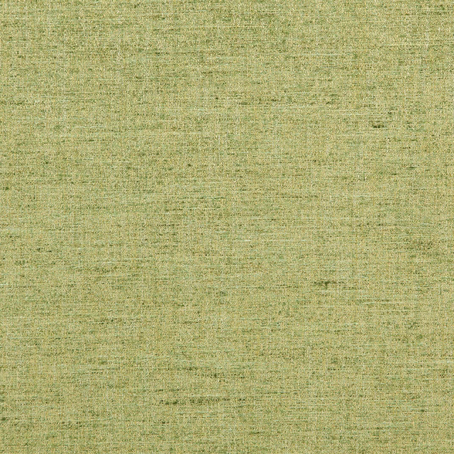 Muted fern green woven fabric with fine horizontal texture and softly varied threads
