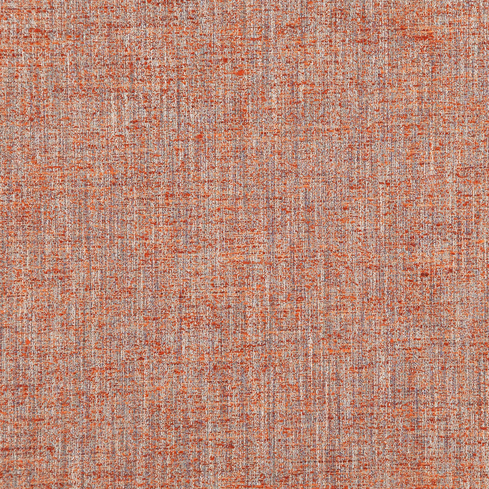 Warm persimmon and cream-grey flecked woven texture from Joelle 19