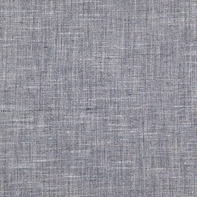 Cool shale-grey woven textile with fine crosshatched slub texture