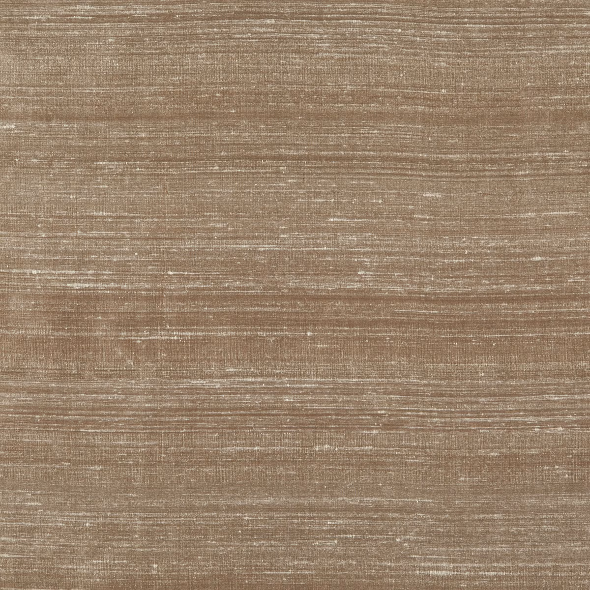Warm brown taupe textile with fine horizontal striations and subtly lustrous texture