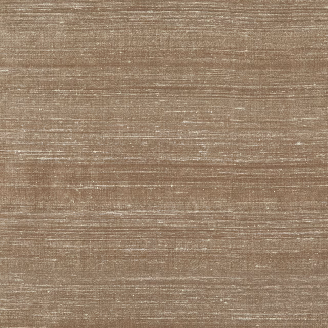 Warm brown taupe textile with fine horizontal striations and subtly lustrous texture