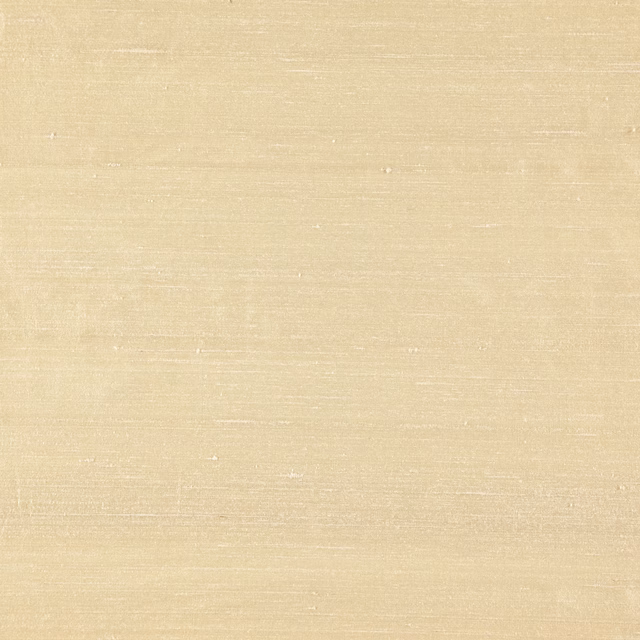 Pale oatmeal woven fabric with fine horizontal slubs and a soft sheen