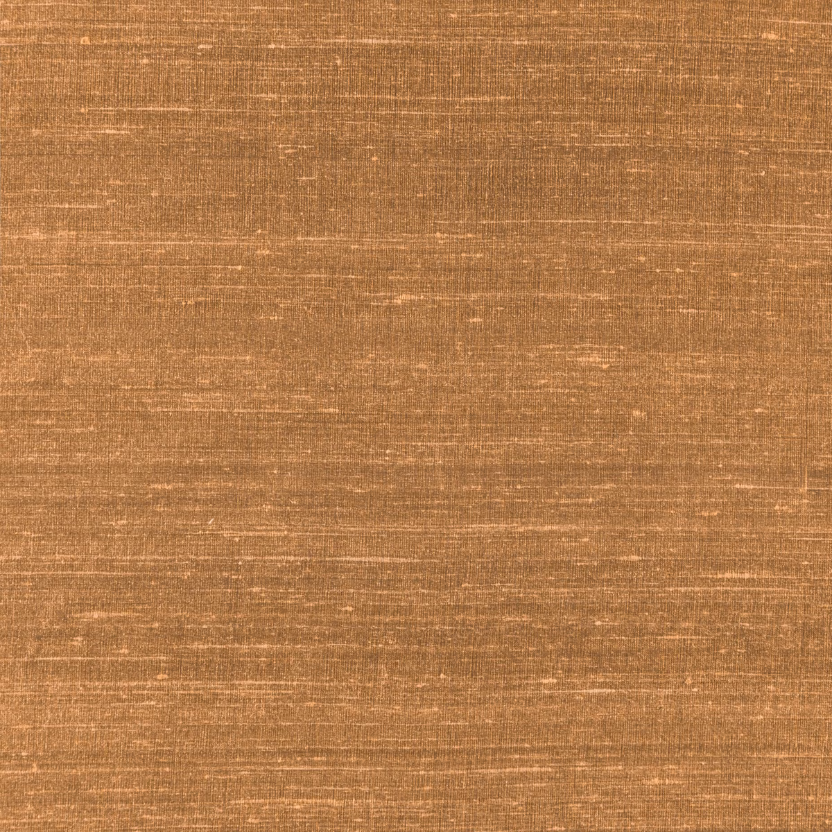 Warm cayenne copper fabric with fine horizontal slubs and softly varied woven texture