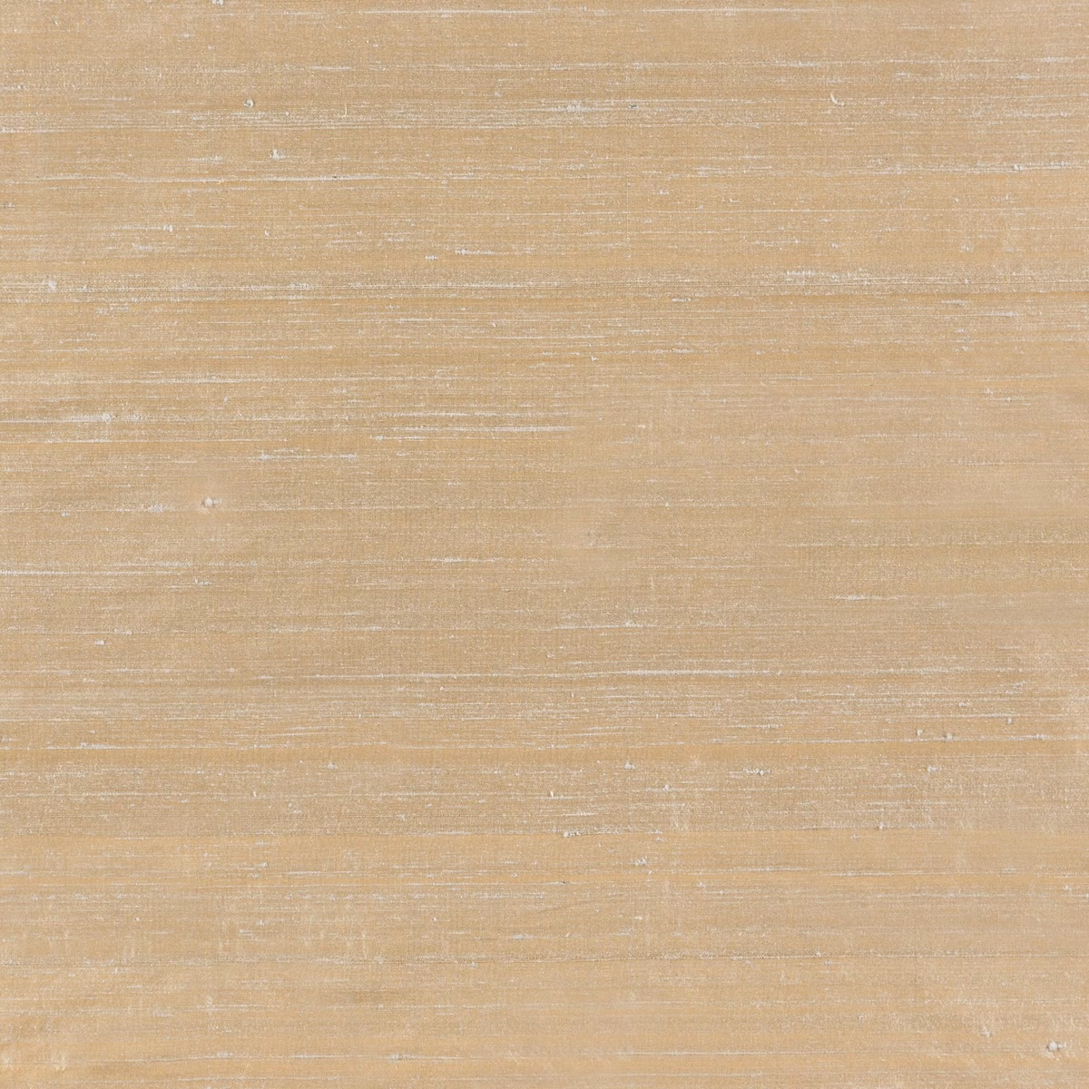 Warm shell-beige textile with fine pale horizontal striations and subtle lustre