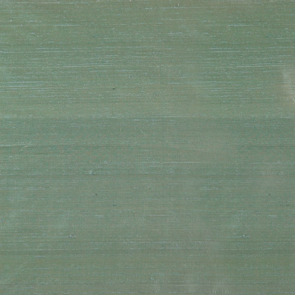 Muted aqua-teal textile showing fine horizontal slub and a subtle silk-like sheen