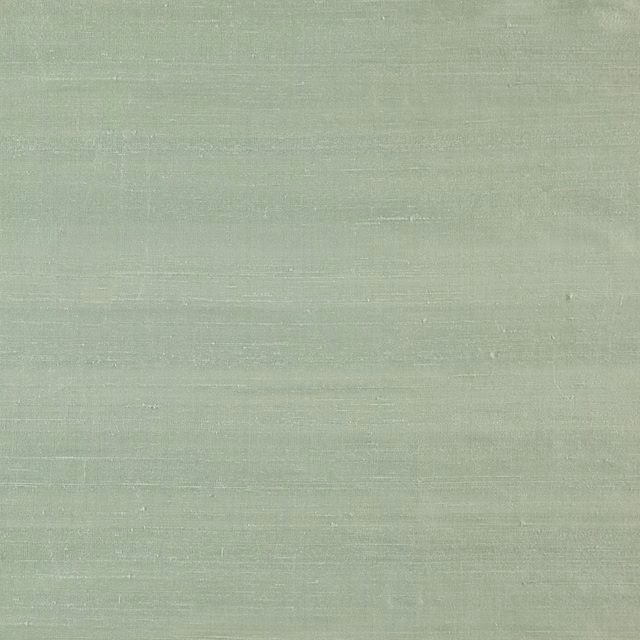 Soft sage-green woven swatch with fine horizontal slubs and a gently brushed surface