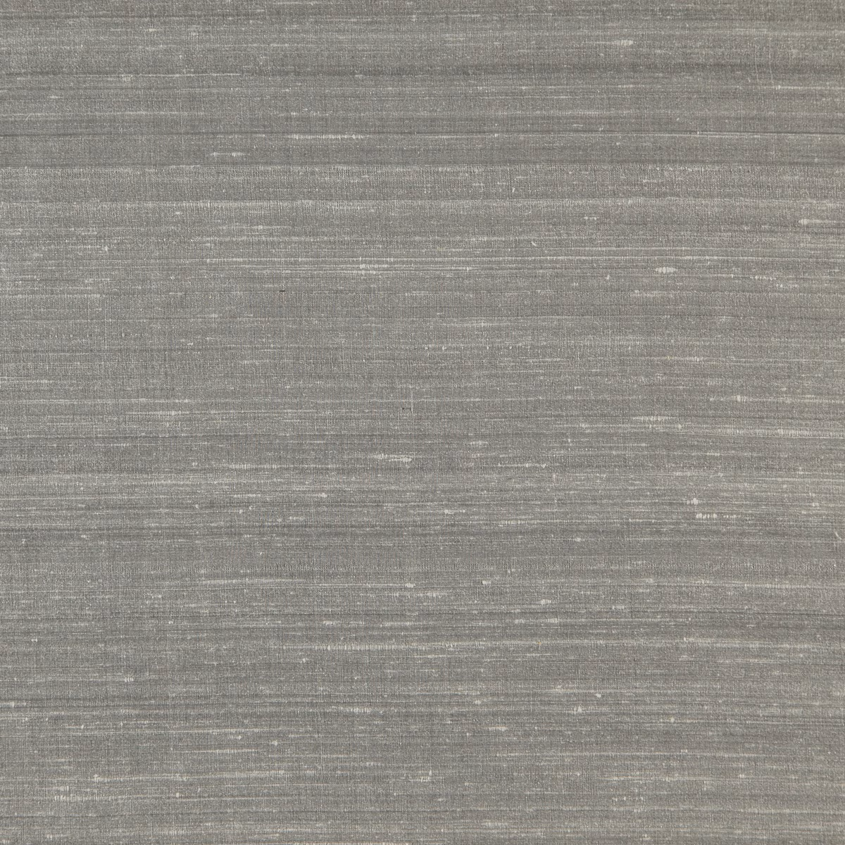 Muted taupe-grey cloth with fine horizontal slubs and a soft, subtle sheen
