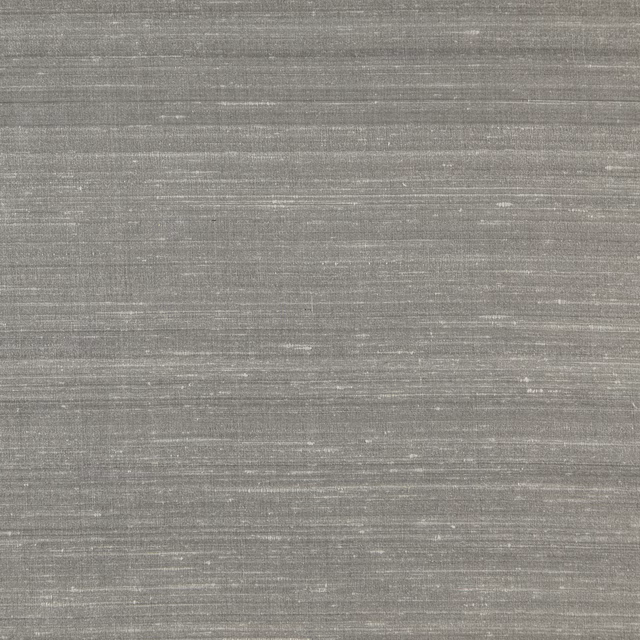 Muted taupe-grey cloth with fine horizontal slubs and a soft, subtle sheen
