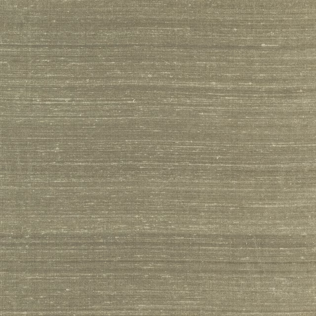 Warm barley taupe textile with fine horizontal slubs and softly reflective threads