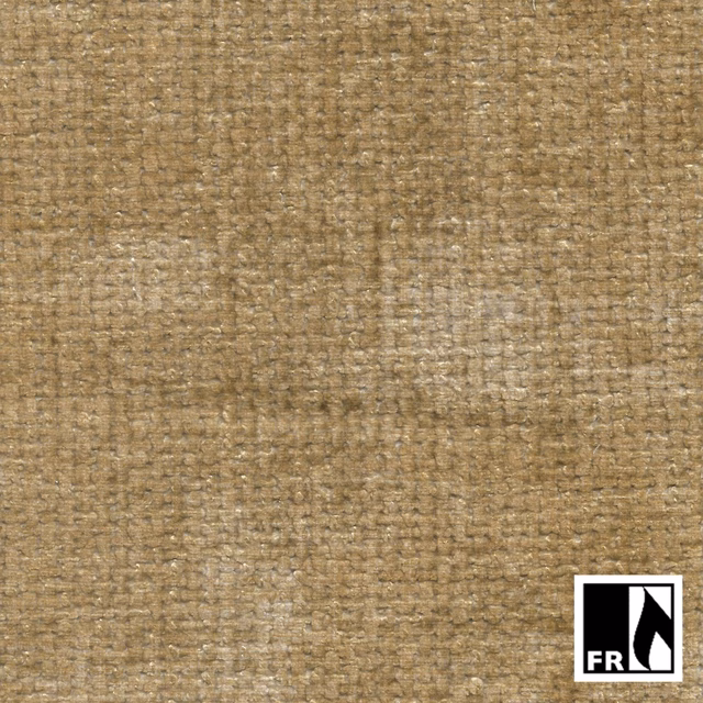 Close-up of warm brass-gold woven fabric with nubby horizontal texture