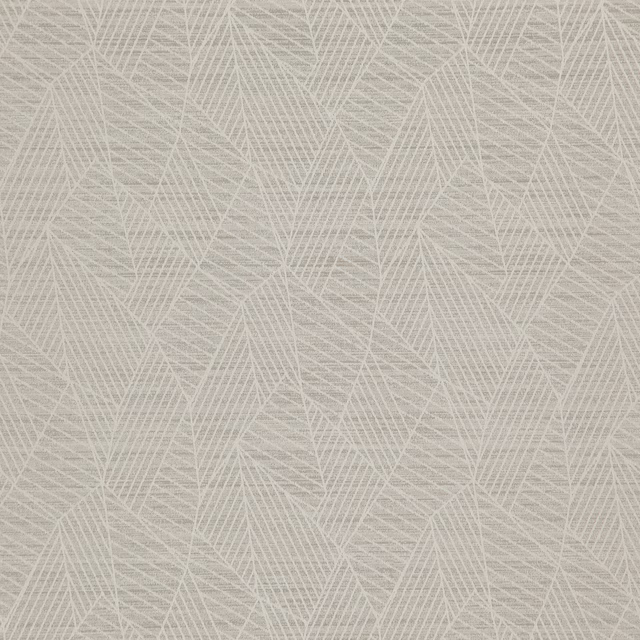 Cement-grey fabric with overlapping fine linear leaf motifs in a pale woven texture