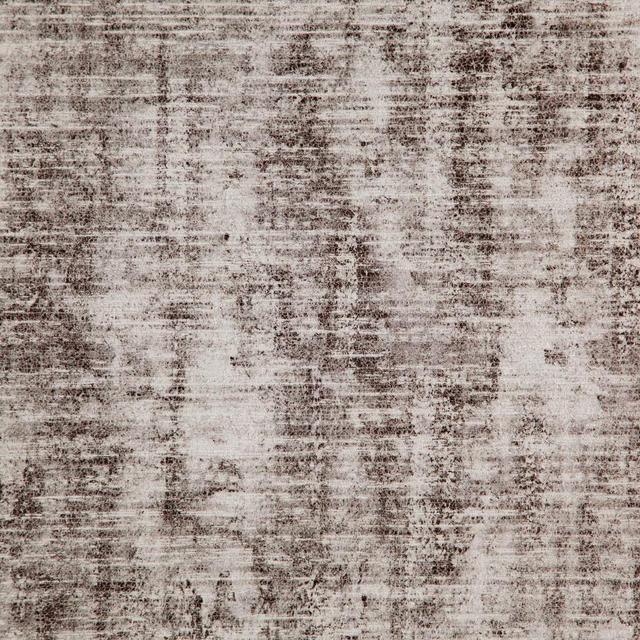 Pale seashell beige fabric with distressed taupe-brown horizontal woven texture