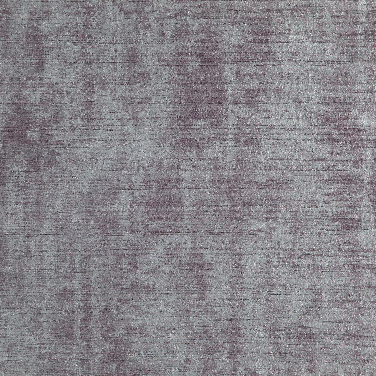 Mauve-grey Amethyst fabric with fine horizontal striations and mottled woven texture