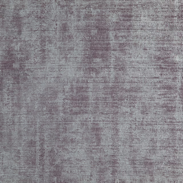 Mauve-grey Amethyst fabric with fine horizontal striations and mottled woven texture