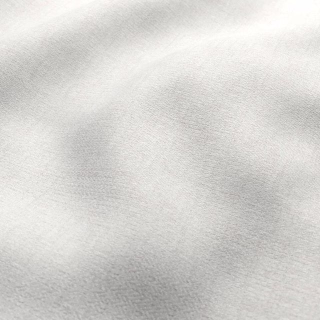 Pale icy grey woven fabric with subtle silvery shading across soft folds
